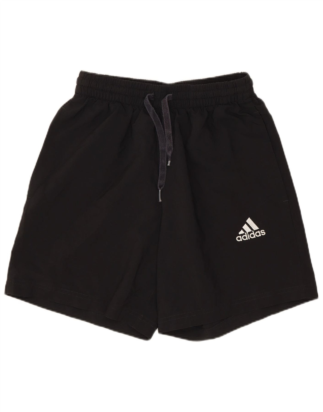 Pantaloncini sportivi Adidas da uomo piccoli in poliestere nero