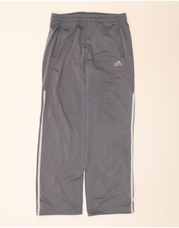 Pantaloni da tuta Adidas da uomo piccoli in poliestere grigio