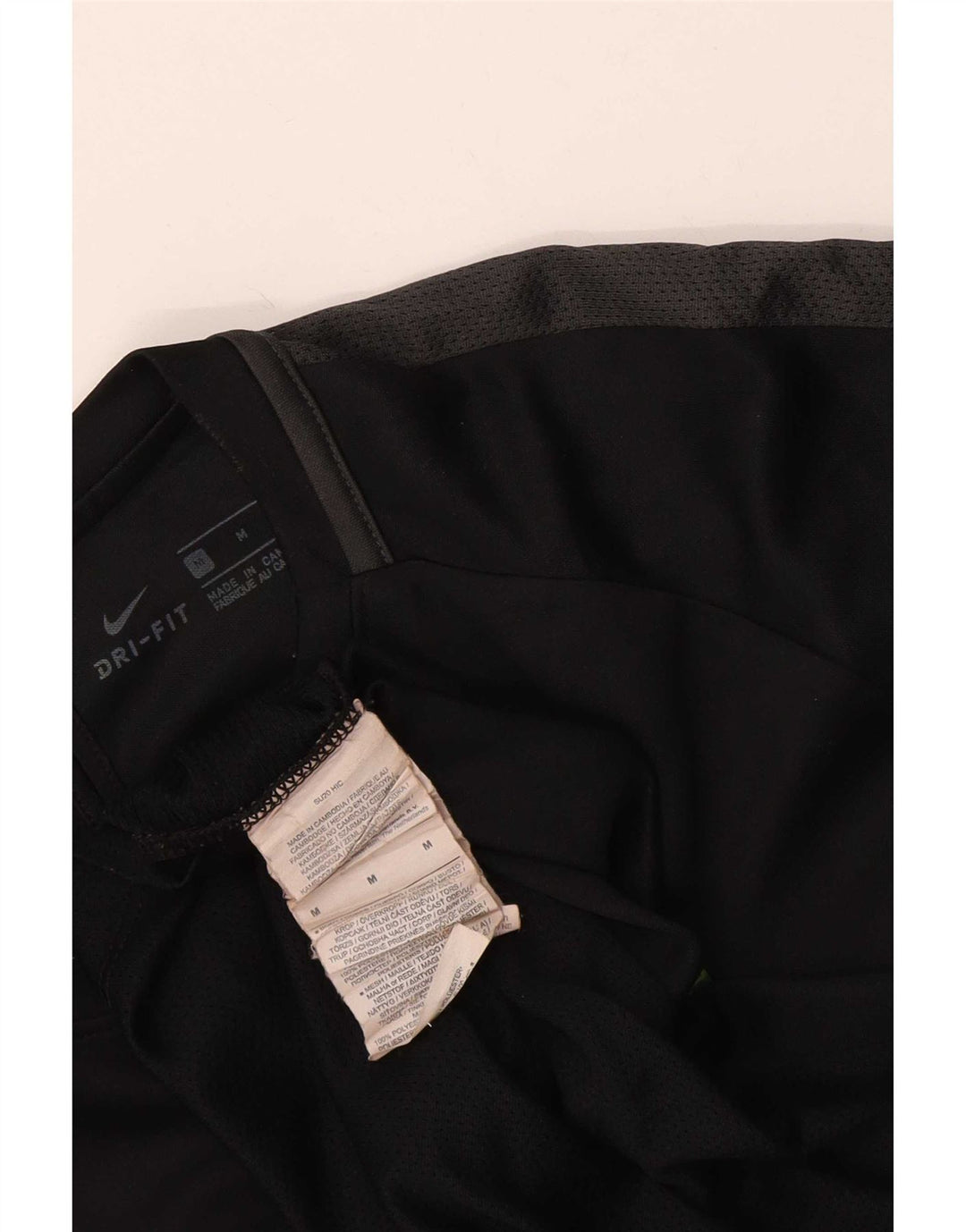 T-shirt grafica Nike Dri Fit da uomo, parte superiore in poliestere nero medio