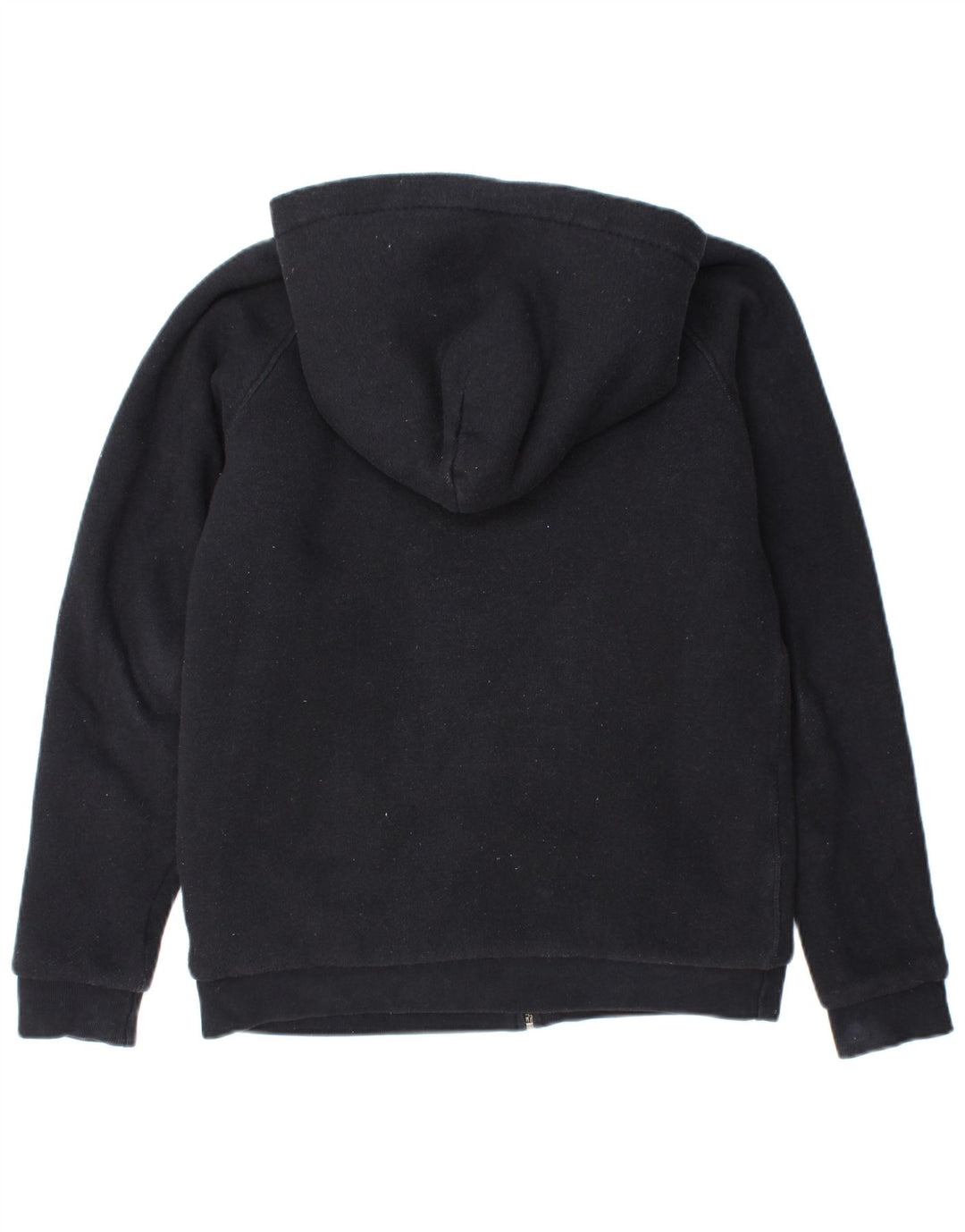 JACK WILLS Maglione con cappuccio e zip Sherpa grafico da donna UK 10 piccolo nero