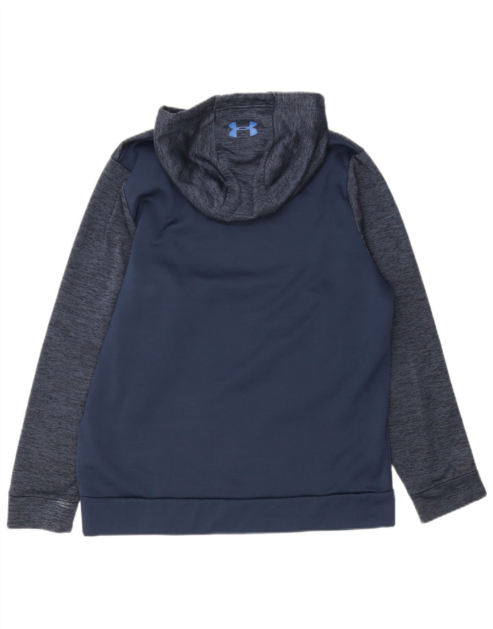 Maglione con cappuccio Under Armour da uomo Cold Gear medio blu navy screziato