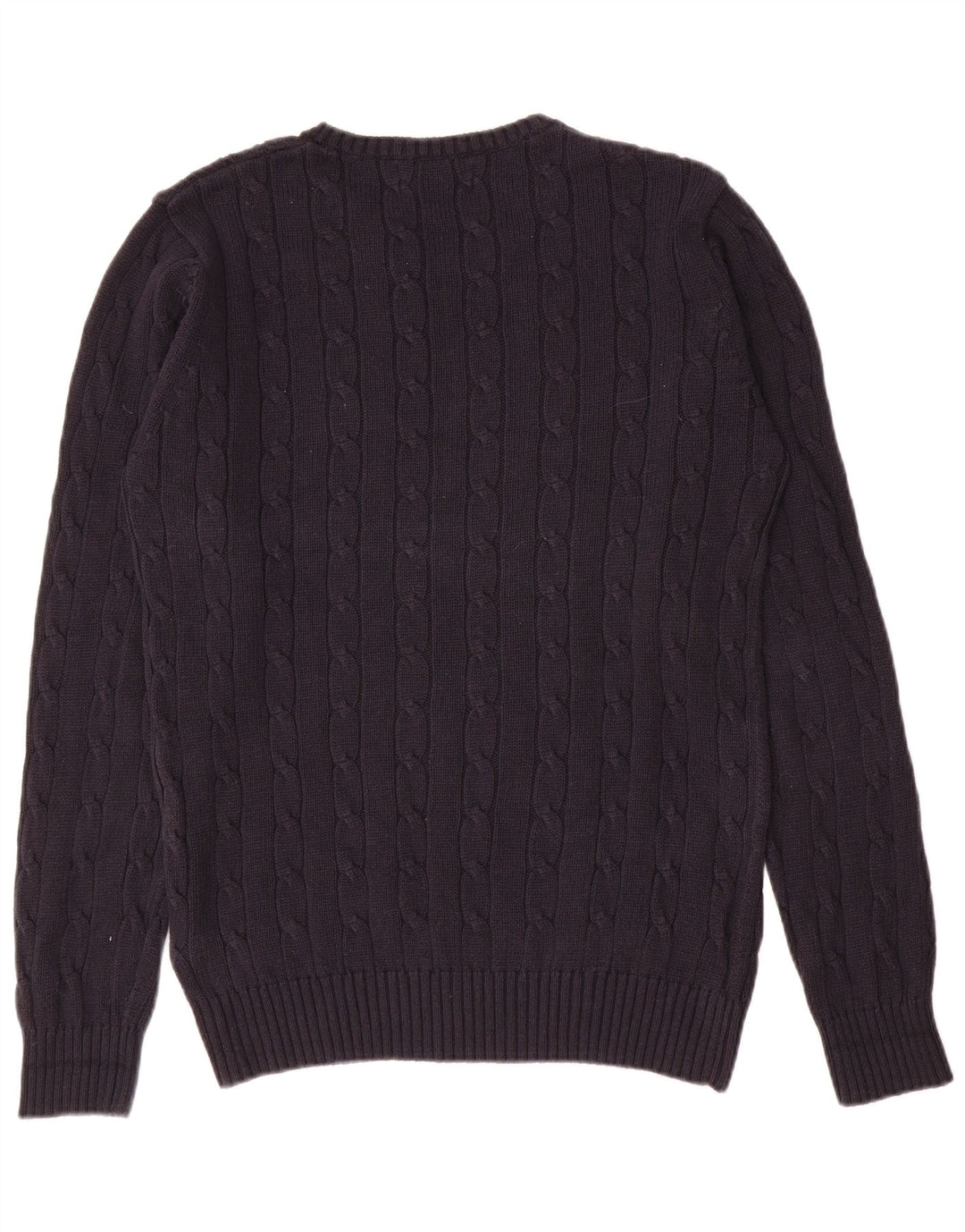 Maglione maglione girocollo da uomo Marks & Spencer blu Harbour piccolo blu navy