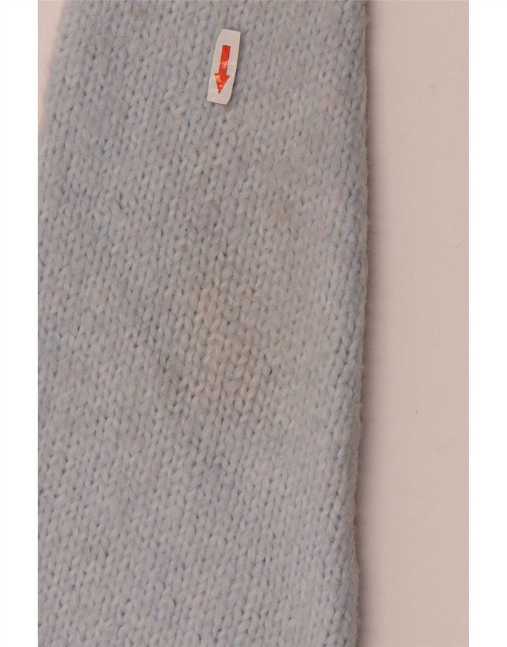 Maglione girocollo oversize da donna Zara UK 14 Acrilico blu medio