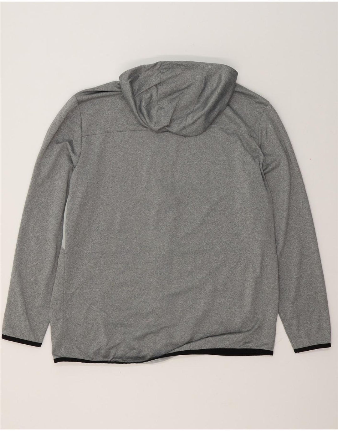 Maglione con cappuccio e zip Dri-Power da uomo Russell Athletic, grande in poliestere grigio