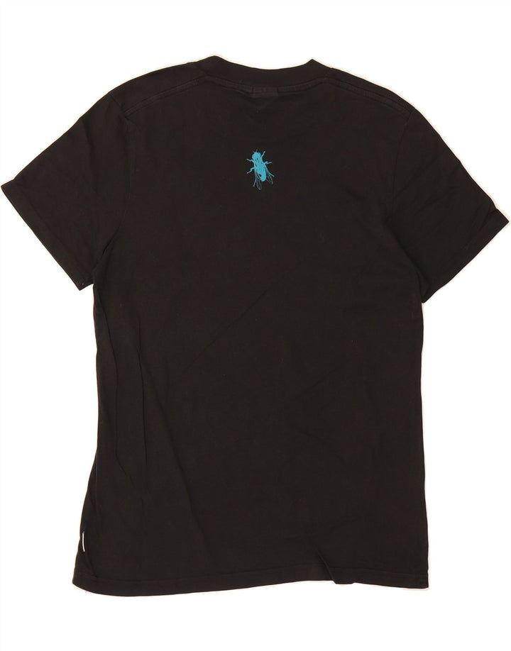 JACK & JONES Mens Graphic T-Shirt Top Large Black Cotton Vintage Jack & Jones and Second-Hand Jack & Jones from Messina Hembry 