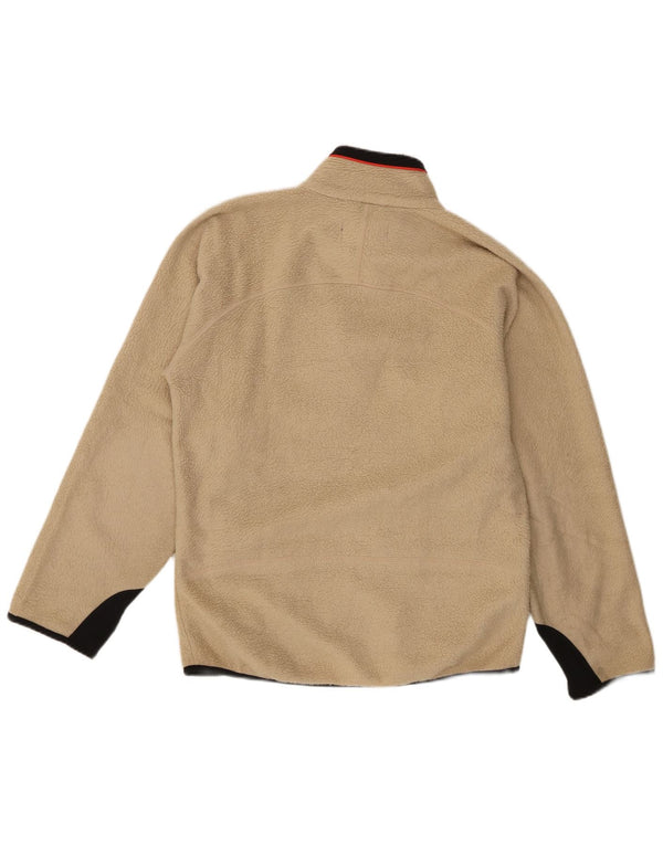 Giacca in pile da uomo Fila UK 36 Small Beige Colourblock Poliestere