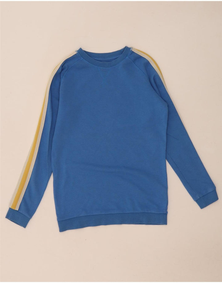 Felpa da bambino Marks & Spencer 13-14 anni in cotone color block blu