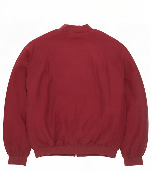 Giubbotto bomber da uomo Al Bright UK 42 XL Borgogna Seta