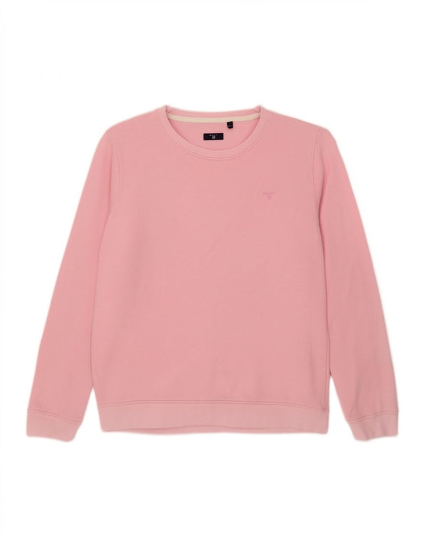 Felpa da donna Gant maglione UK 18 XL cotone rosa