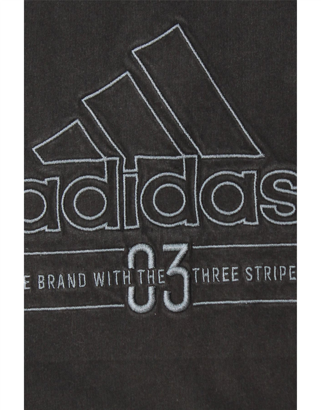 T-shirt grafica da uomo ADIDAS grande nera