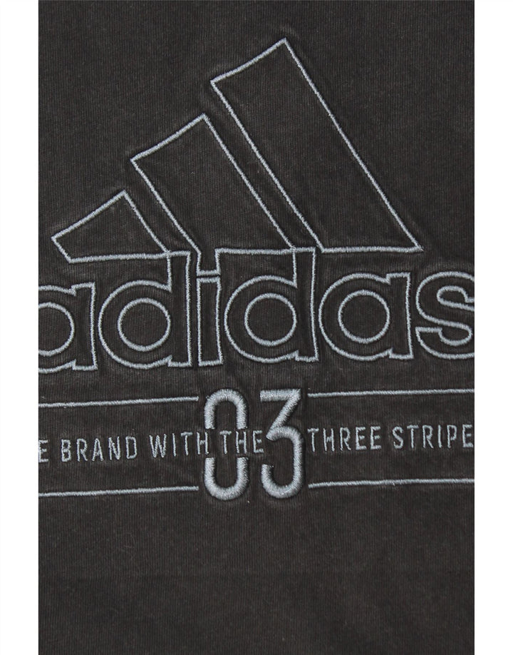 T-shirt grafica da uomo ADIDAS grande nera