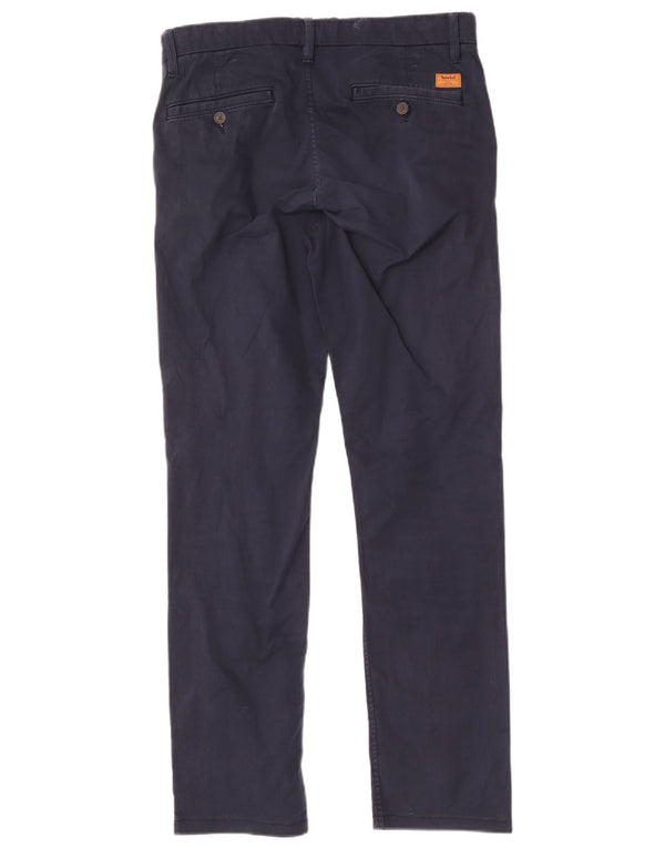 Pantaloni chino dritti da uomo Timberland W31 L31 Blu Navy