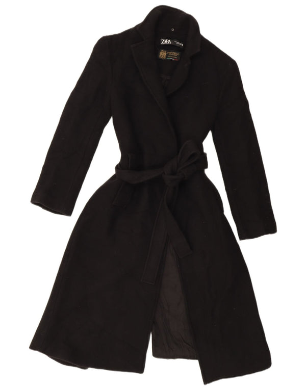 Cappotto aperto da donna Zara UK 14 medio nero