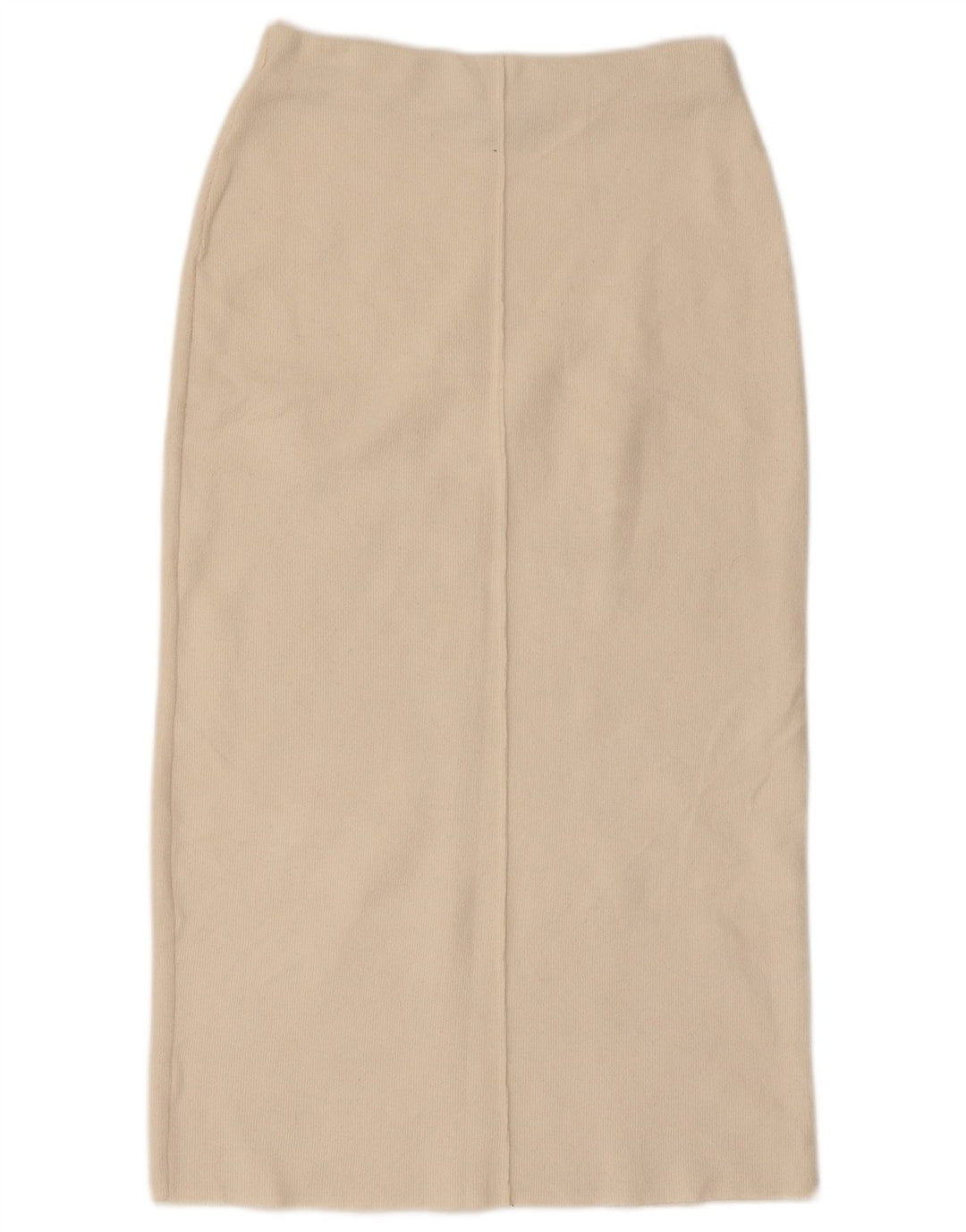 Gonna longuette in maglia da donna Zara piccola W26 bianco sporco