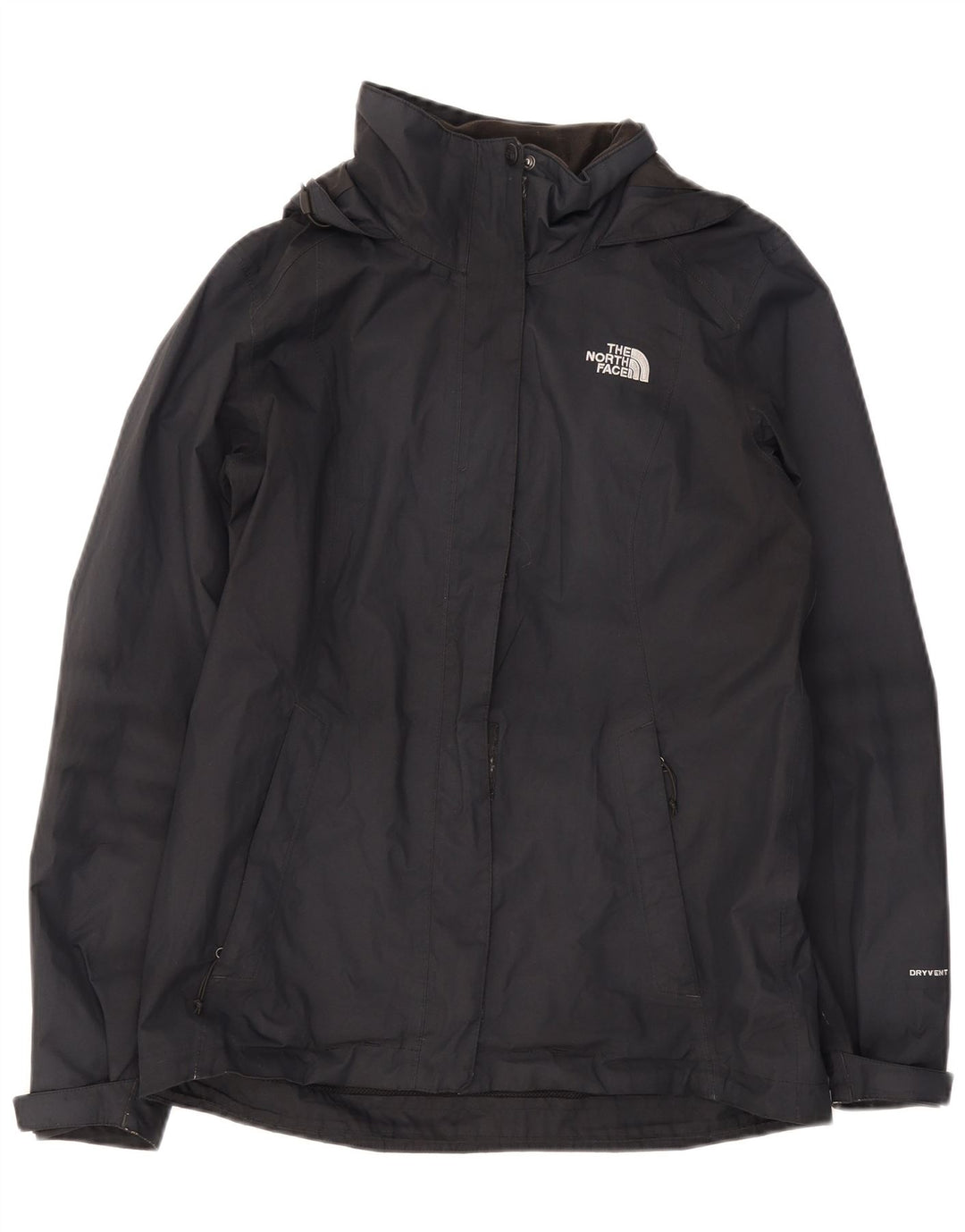 Giacca antipioggia con cappuccio da donna The North Face UK 14 poliestere nero medio
