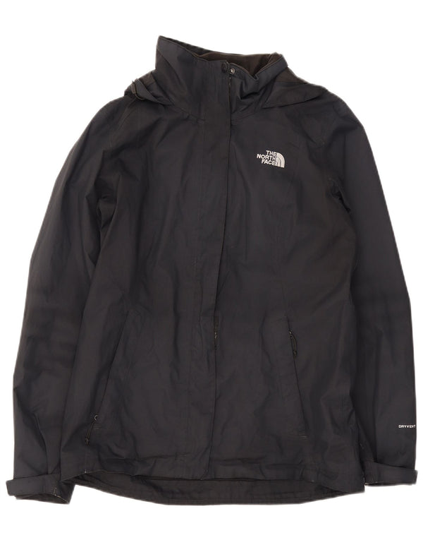 Giacca antipioggia con cappuccio da donna The North Face UK 14 poliestere nero medio