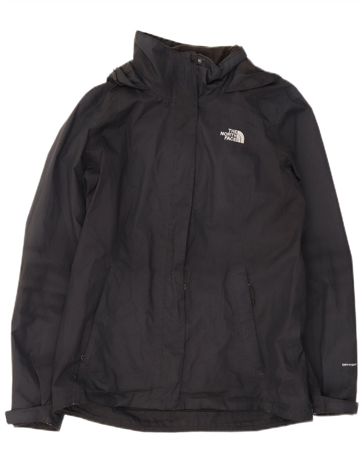 Giacca antipioggia con cappuccio da donna The North Face UK 14 poliestere nero medio