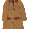 Soprabito vintage da donna UK 8 piccolo color beige