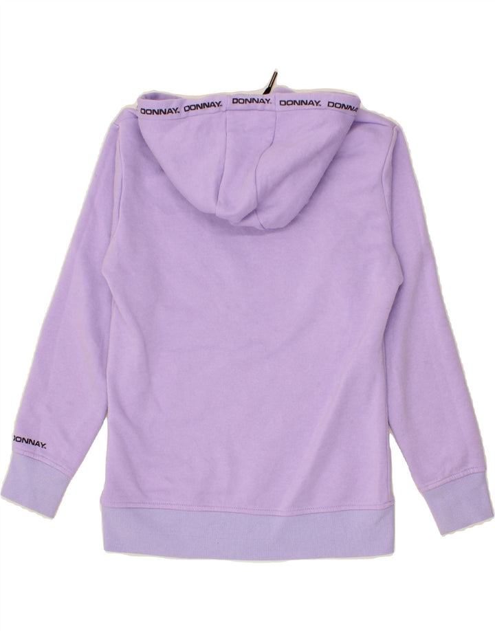 VINTAGE Womens Hoodie Jumper UK 14 Medium Purple Polyester Vintage Vintage and Second-Hand Vintage from Messina Hembry 