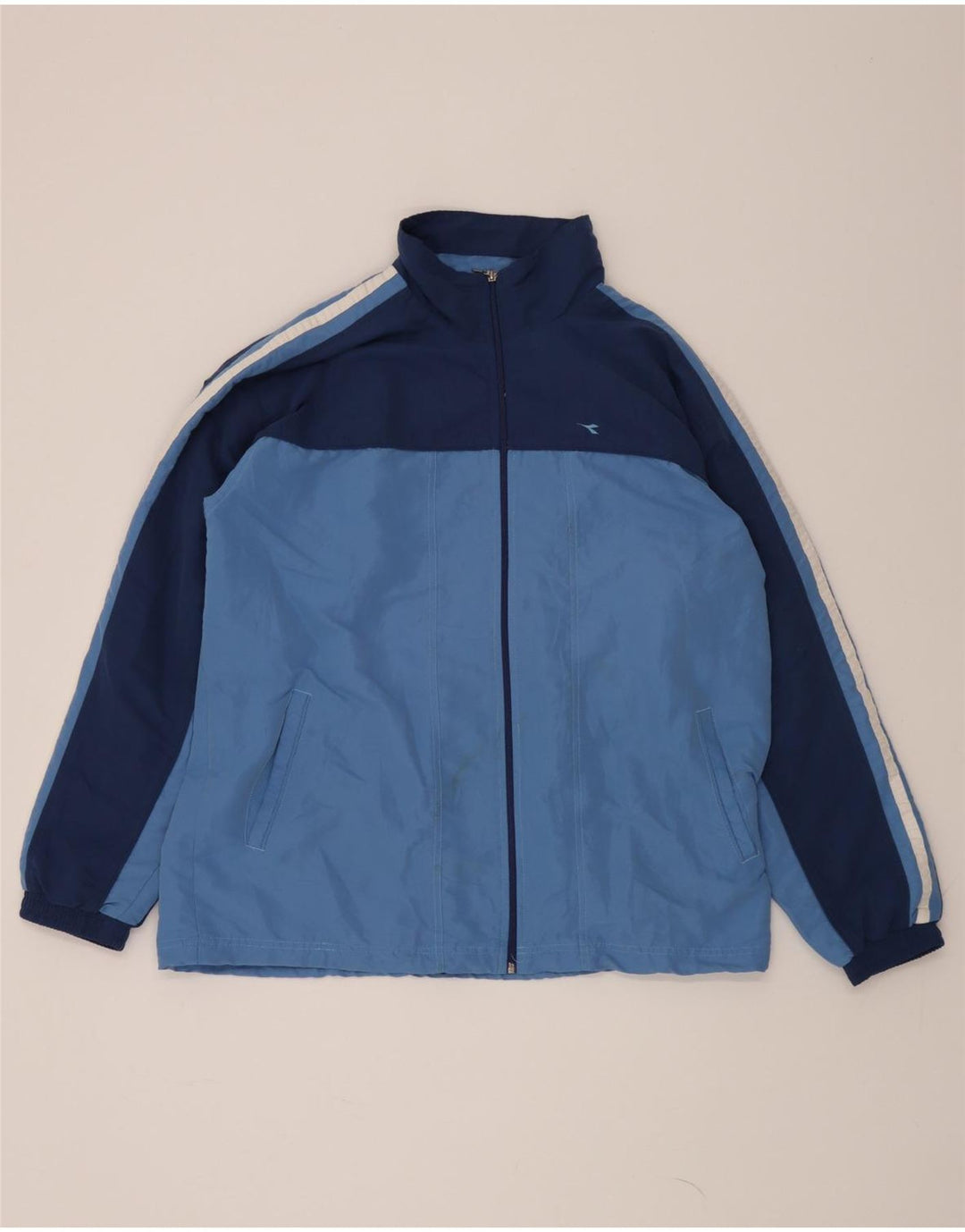 DIADORA Mens Full Tracksuit XL  Blue Colourblock Polyester Vintage Diadora and Second-Hand Diadora from Messina Hembry 