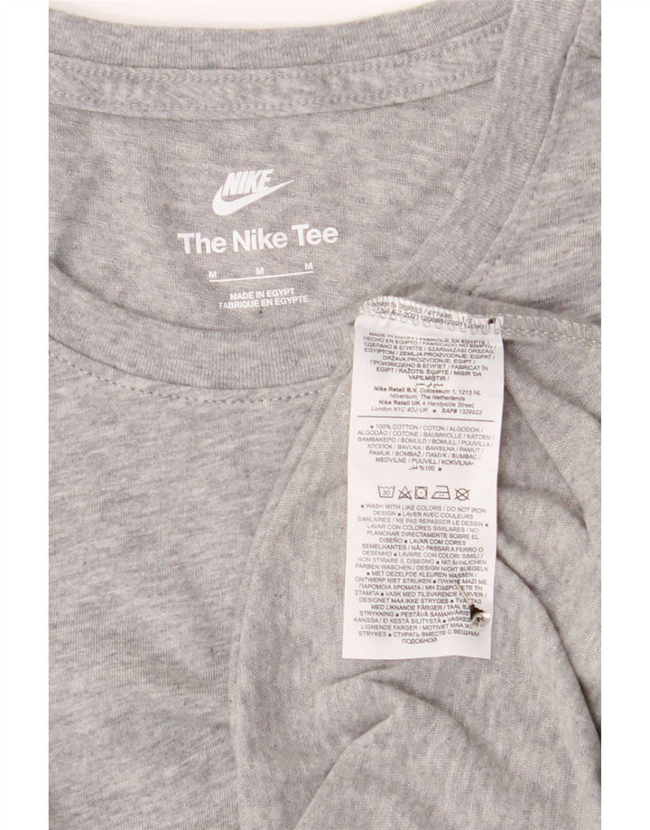 T-shirt da uomo Nike Top in cotone grigio medio