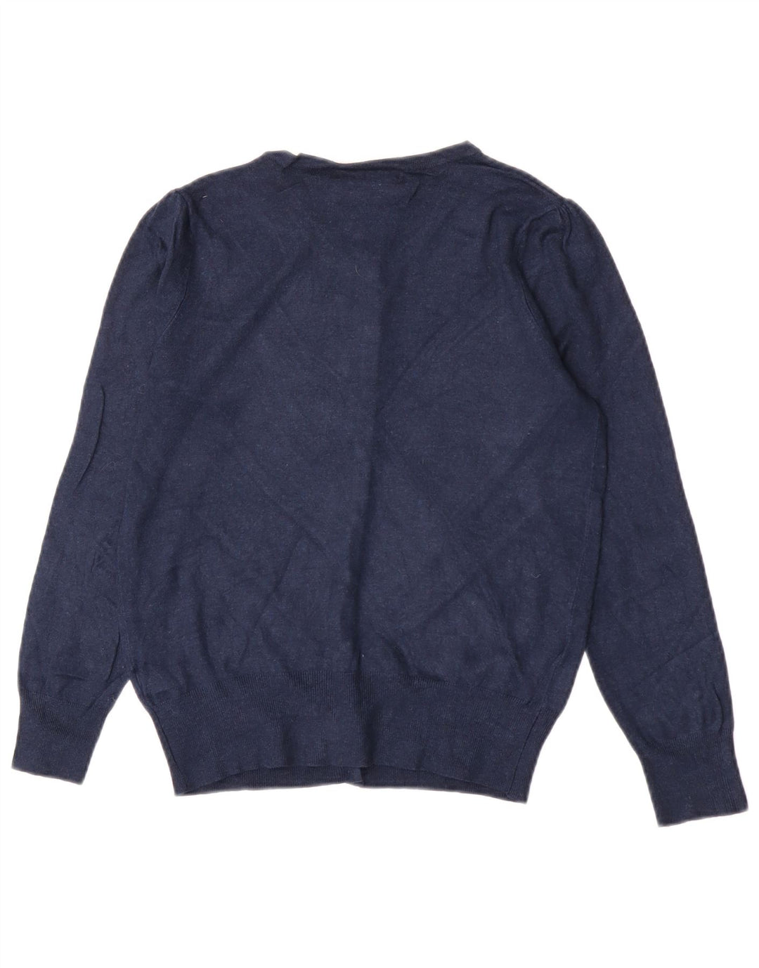 Maglione cardigan da donna Marks & Spencer UK 12 Viscosa blu navy medio