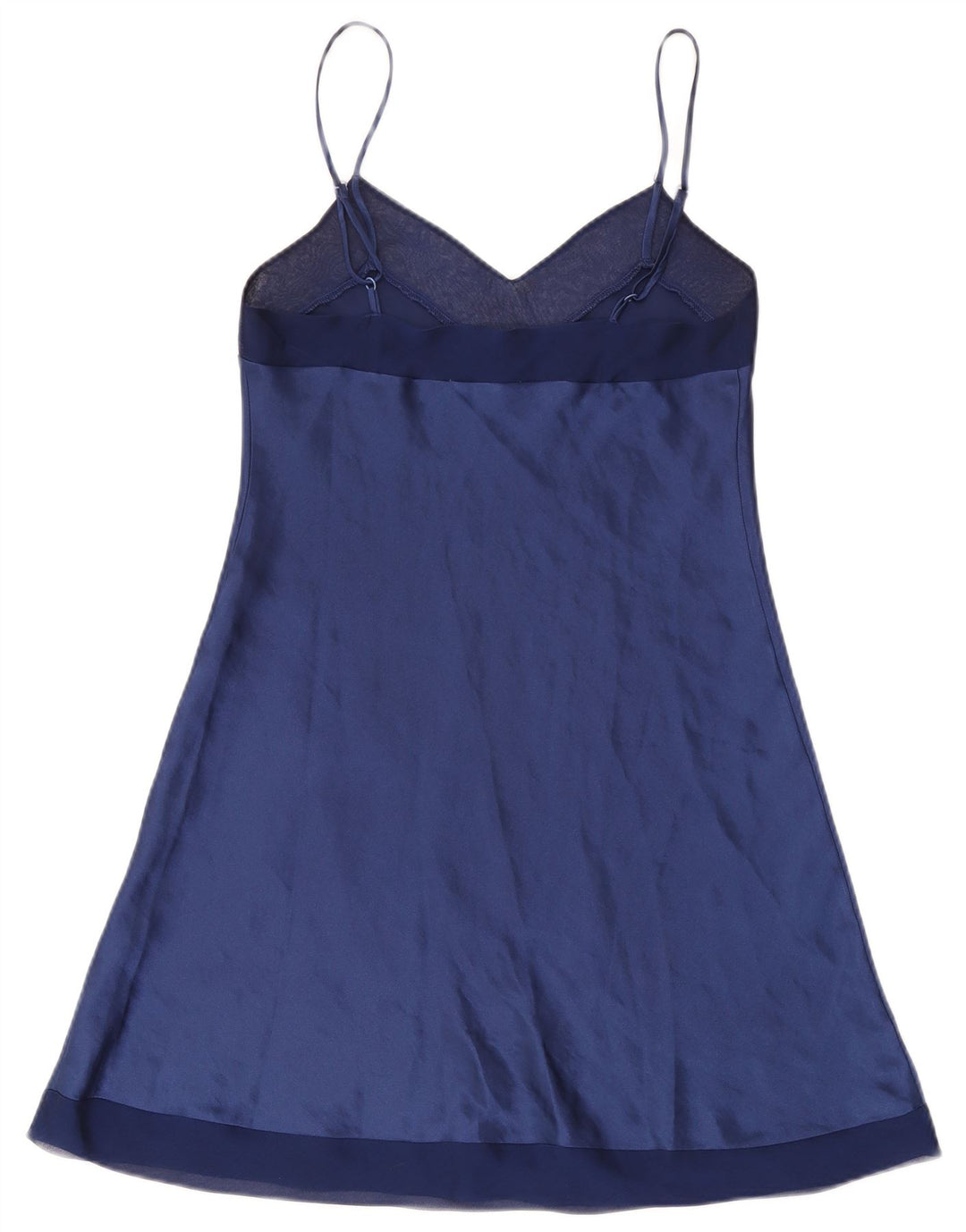 Abito sottoveste da donna St. Bernard UK 10 piccolo in poliestere blu navy