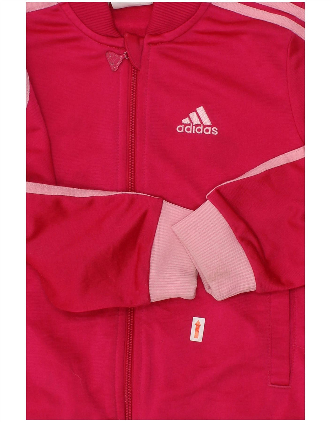 Giacca Top della tuta da bambina ADIDAS 3-4 anni in poliestere rosa
