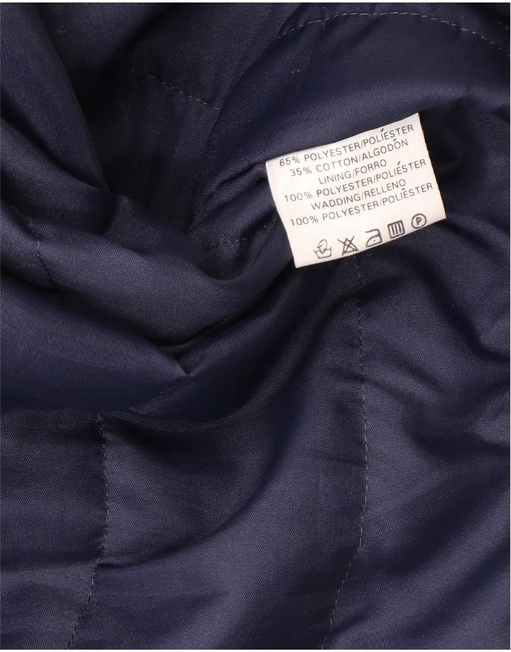 Cappotto da donna Dannimac UK 18 XL Blu navy poliestere classico