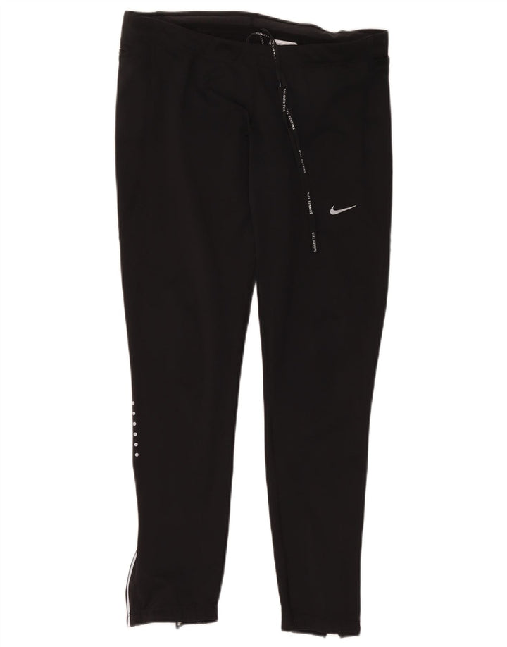 Leggings Nike Dri Fit da donna UK 16 Large Nero Poliestere