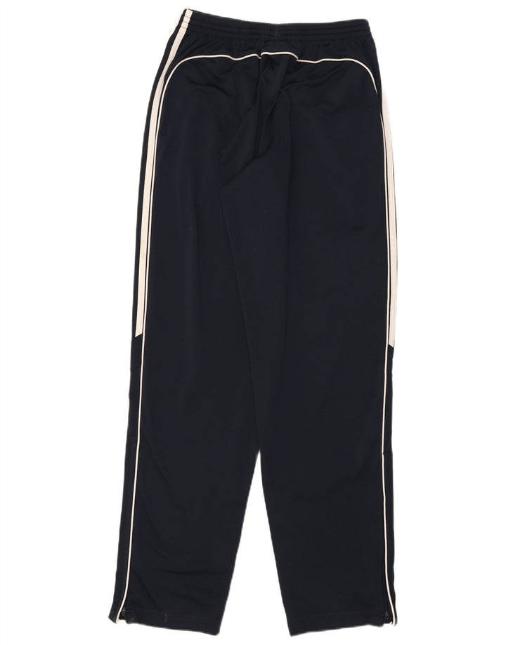 Pantaloni della tuta da ragazzo Adidas 15-16 anni in poliestere blu navy