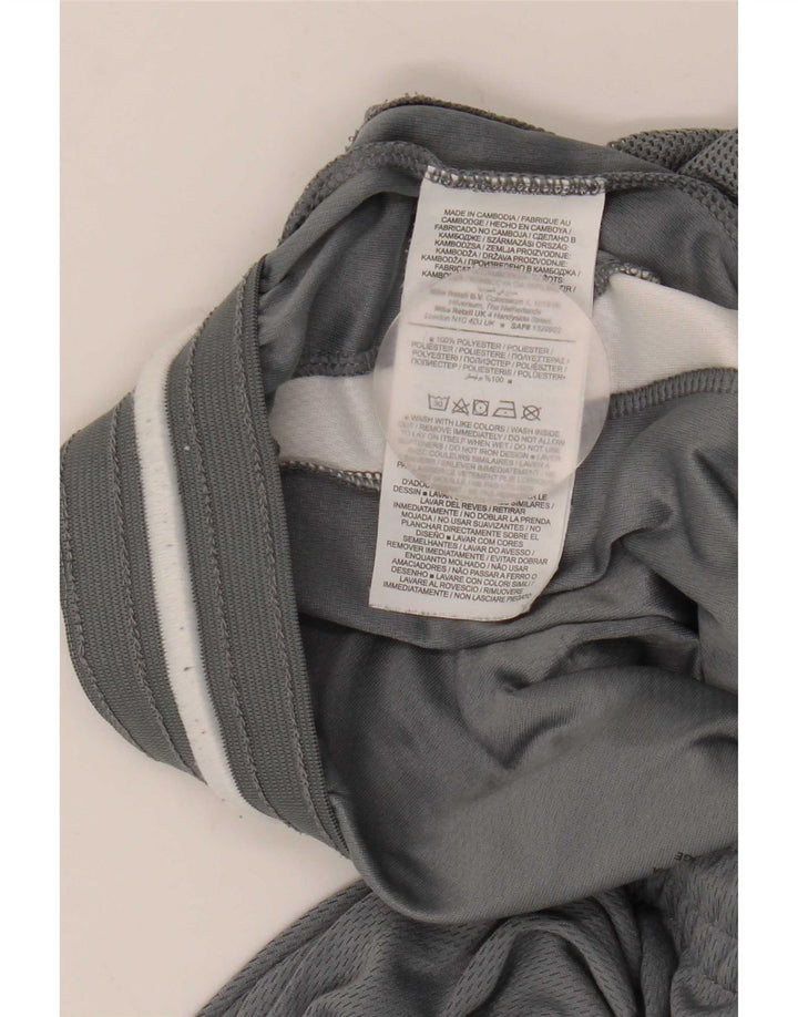Pantaloncini sportivi Nike Dri Fit Graphic da uomo XL in poliestere color block grigio