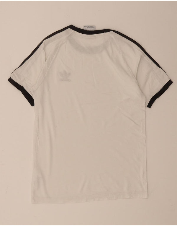 T-shirt da uomo Adidas Top Small in cotone bianco