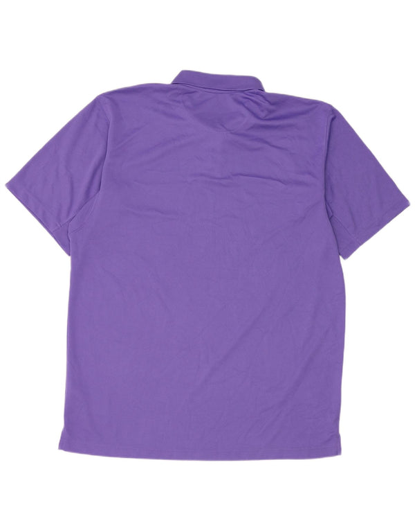 Polo Columbia Omni-Shade da uomo XL viola in poliestere