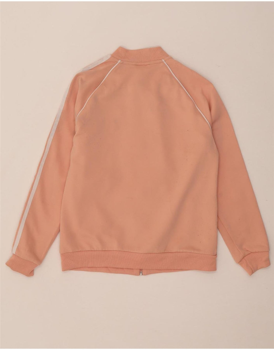 Giacca da tuta da donna ADIDAS UK 14 poliestere rosa medio