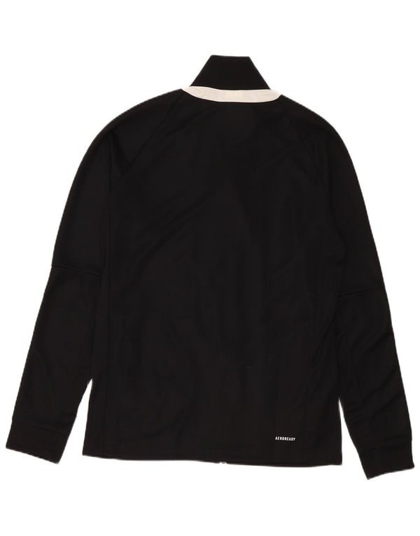 Giacca superiore della tuta da uomo Adidas Aeroready media poliestere nero