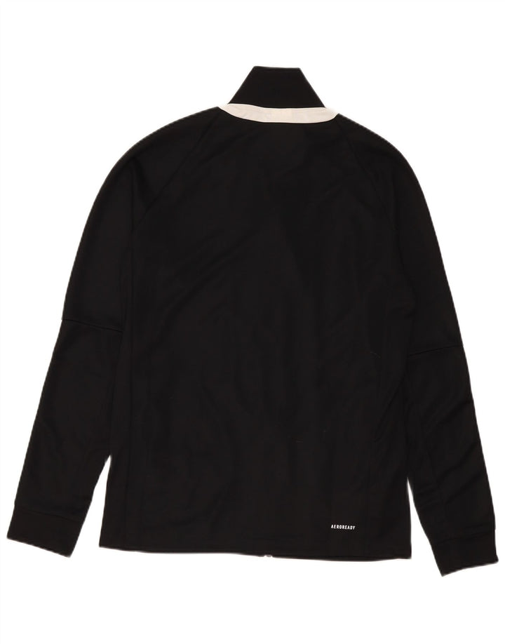 Giacca superiore della tuta da uomo Adidas Aeroready media poliestere nero