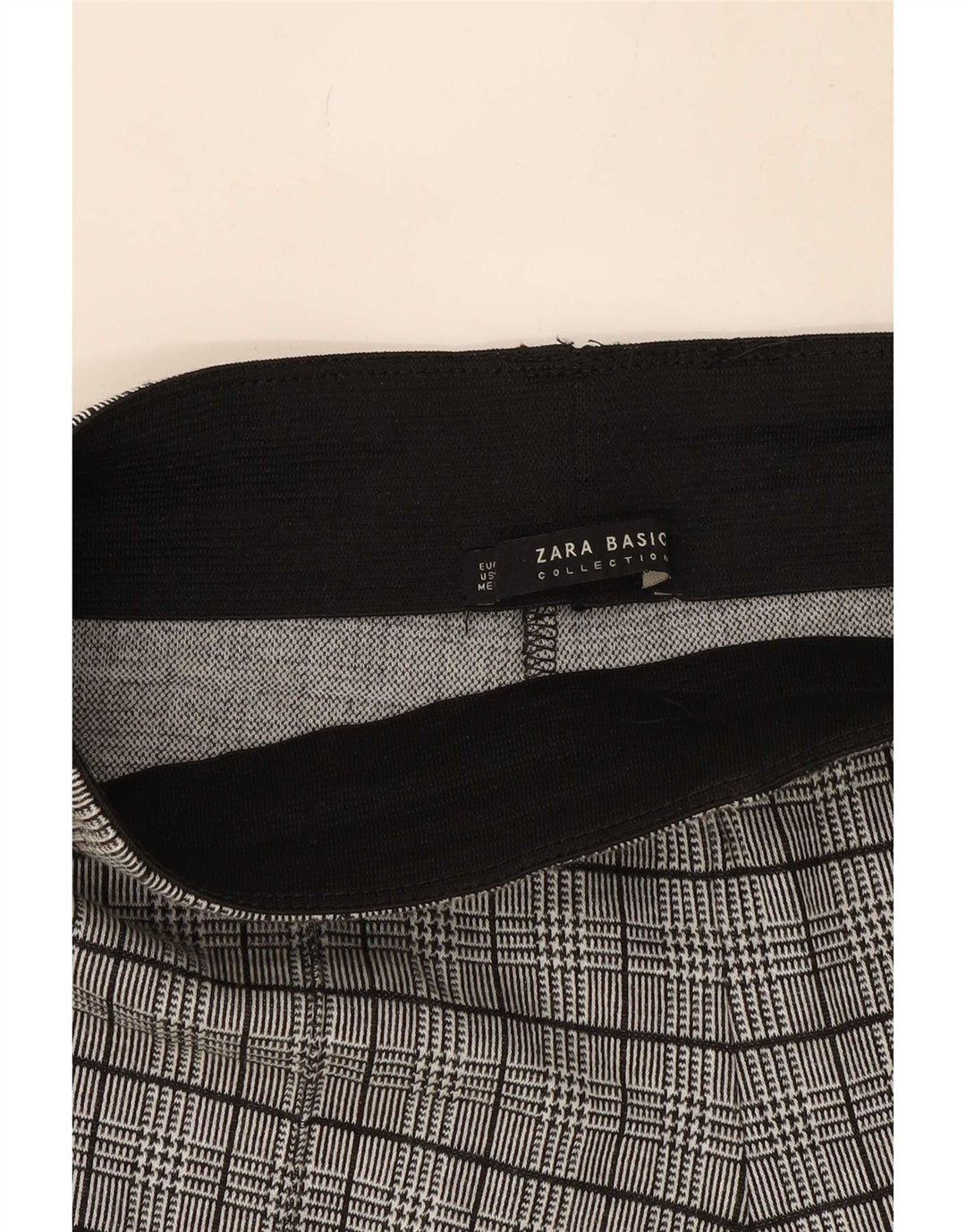 Leggings Zara da donna UK 14 medio pied de poule nero