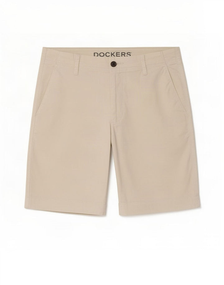 Pantaloncini chino da uomo Dockers medi W30 in cotone bianco