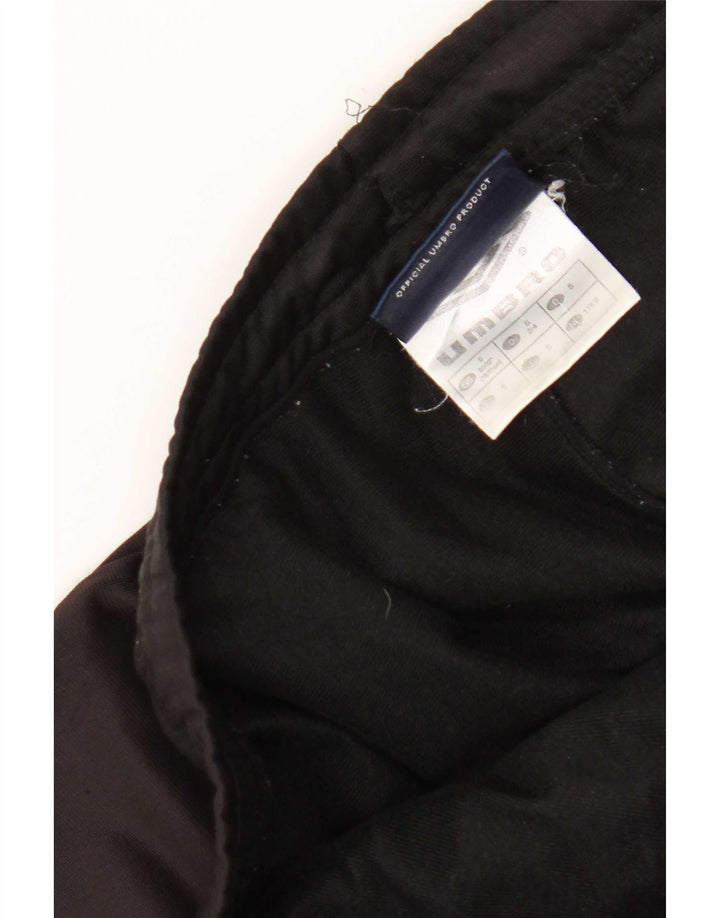 Pantaloni da tuta da uomo Umbro Small in poliestere nero