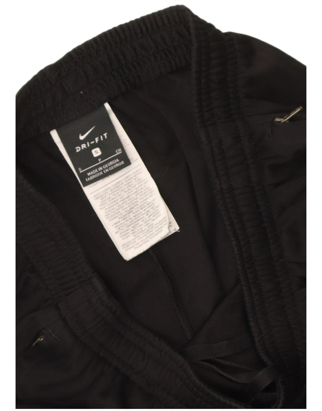 Pantaloni da tuta Nike Dri Fit da uomo piccoli in poliestere nero