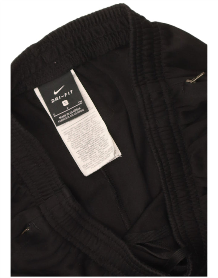 Pantaloni da tuta Nike Dri Fit da uomo piccoli in poliestere nero