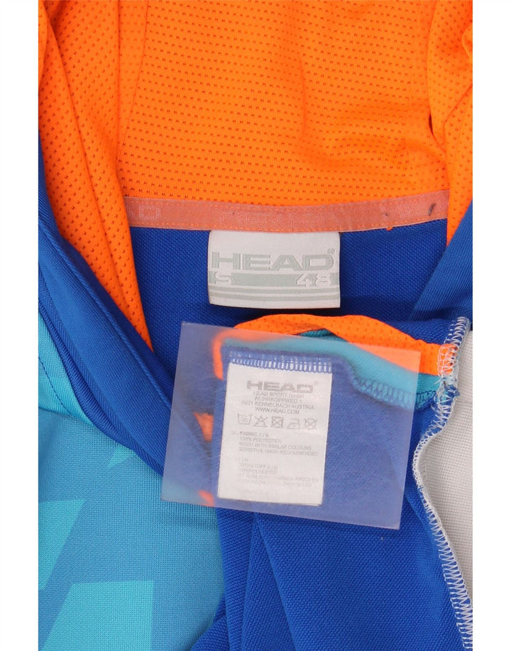 Felpa con cappuccio grafica da uomo HEAD IT 48 Small Blu Poliestere