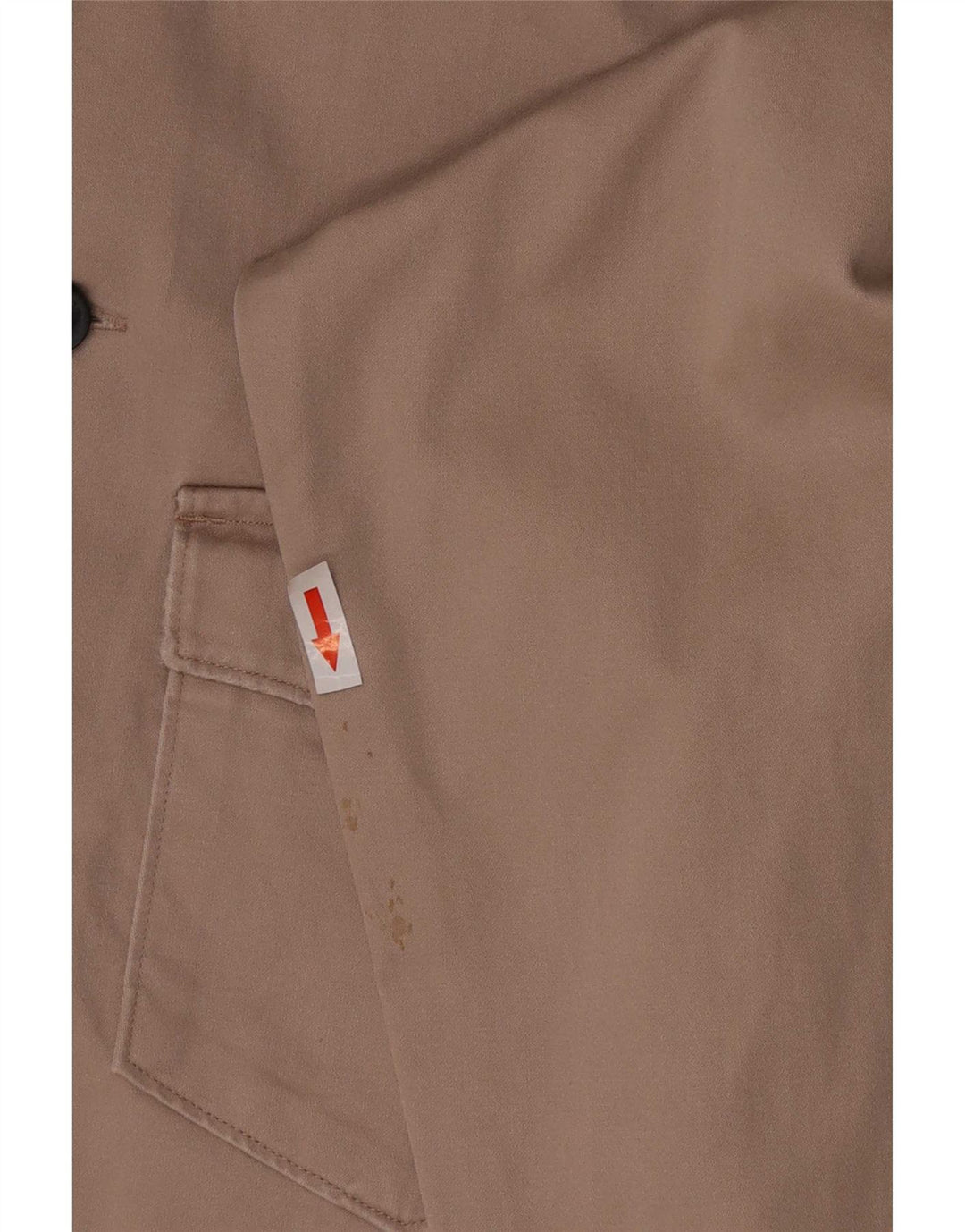 Camicia da uomo All Saints in cotone beige medio