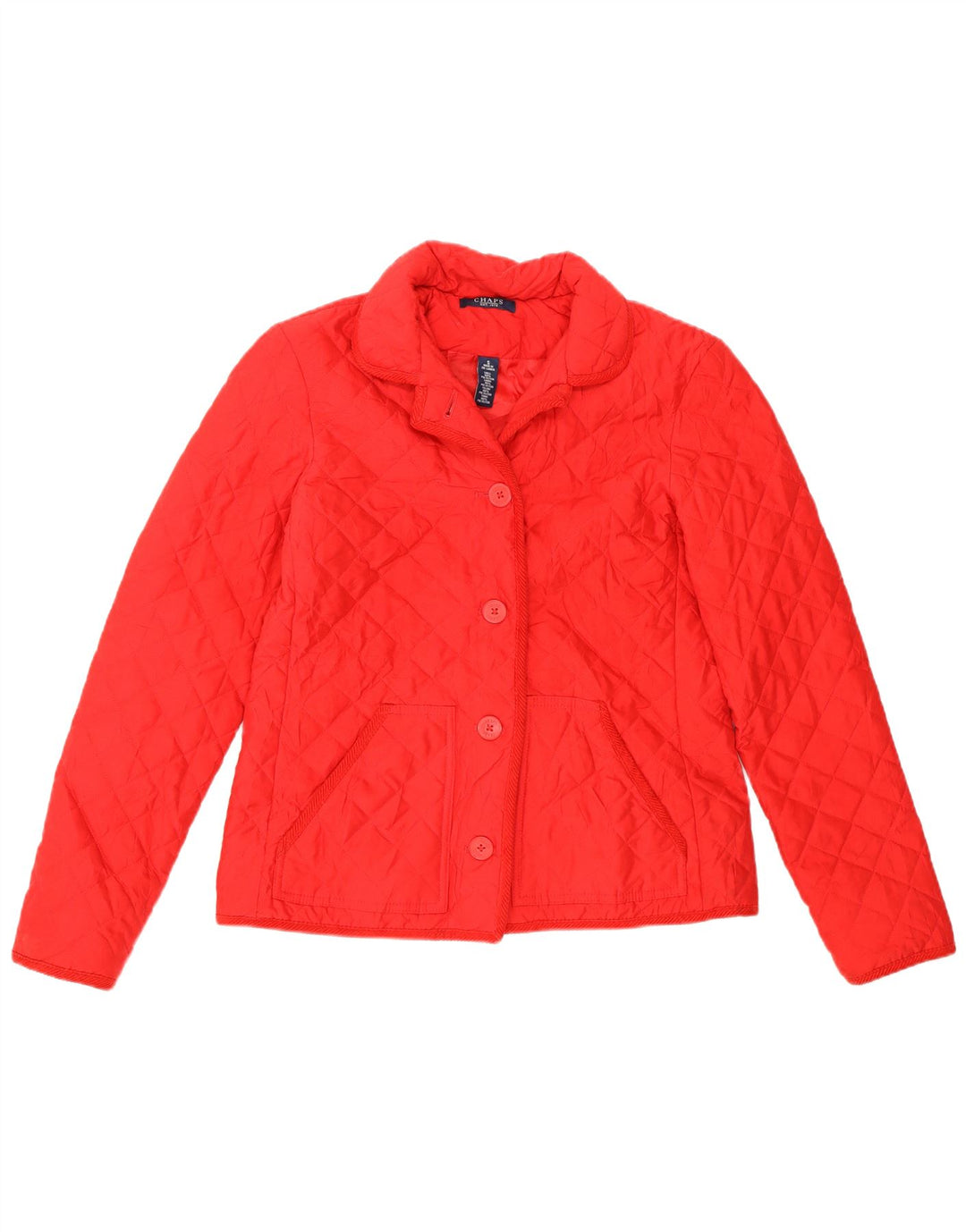 Giacca trapuntata da donna Chaps UK 10 piccola rossa in poliestere