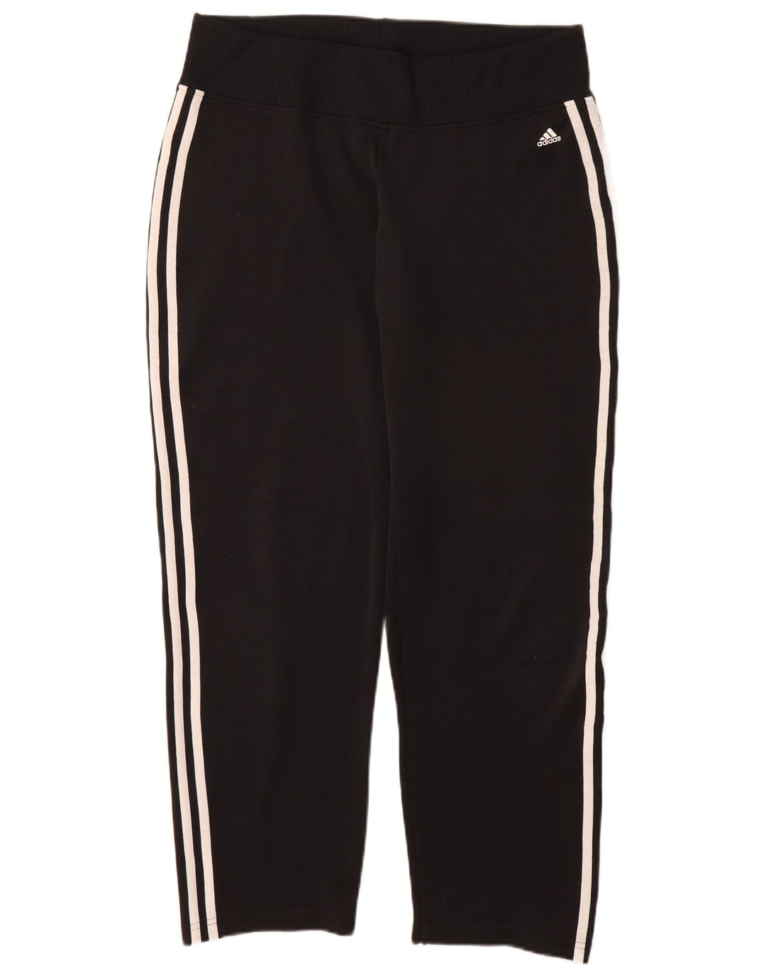 Pantaloni da tuta da donna ADIDAS UK 16 Large Nero Poliestere