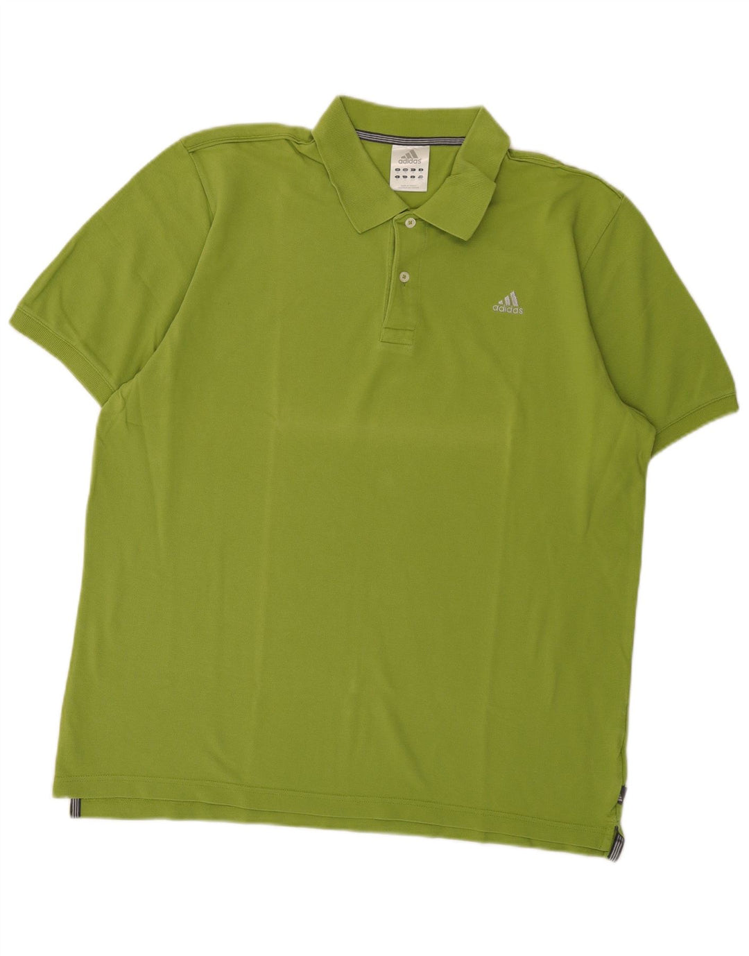 Polo Adidas da uomo XL in cotone verde