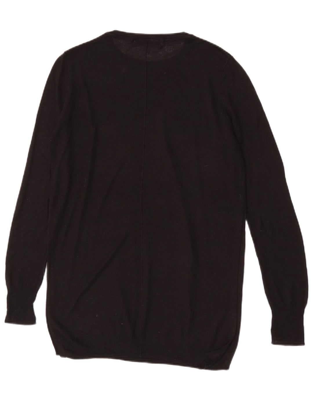 Maglione maglione girocollo oversize da donna Zara UK 10 piccolo nero