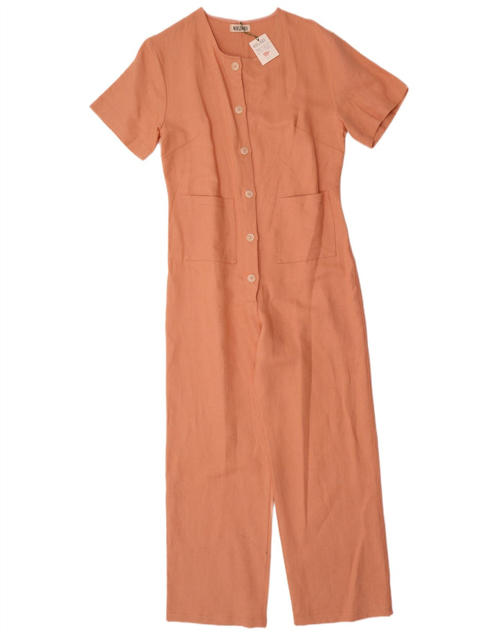 Tuta da donna vintage UK 10 piccola arancione