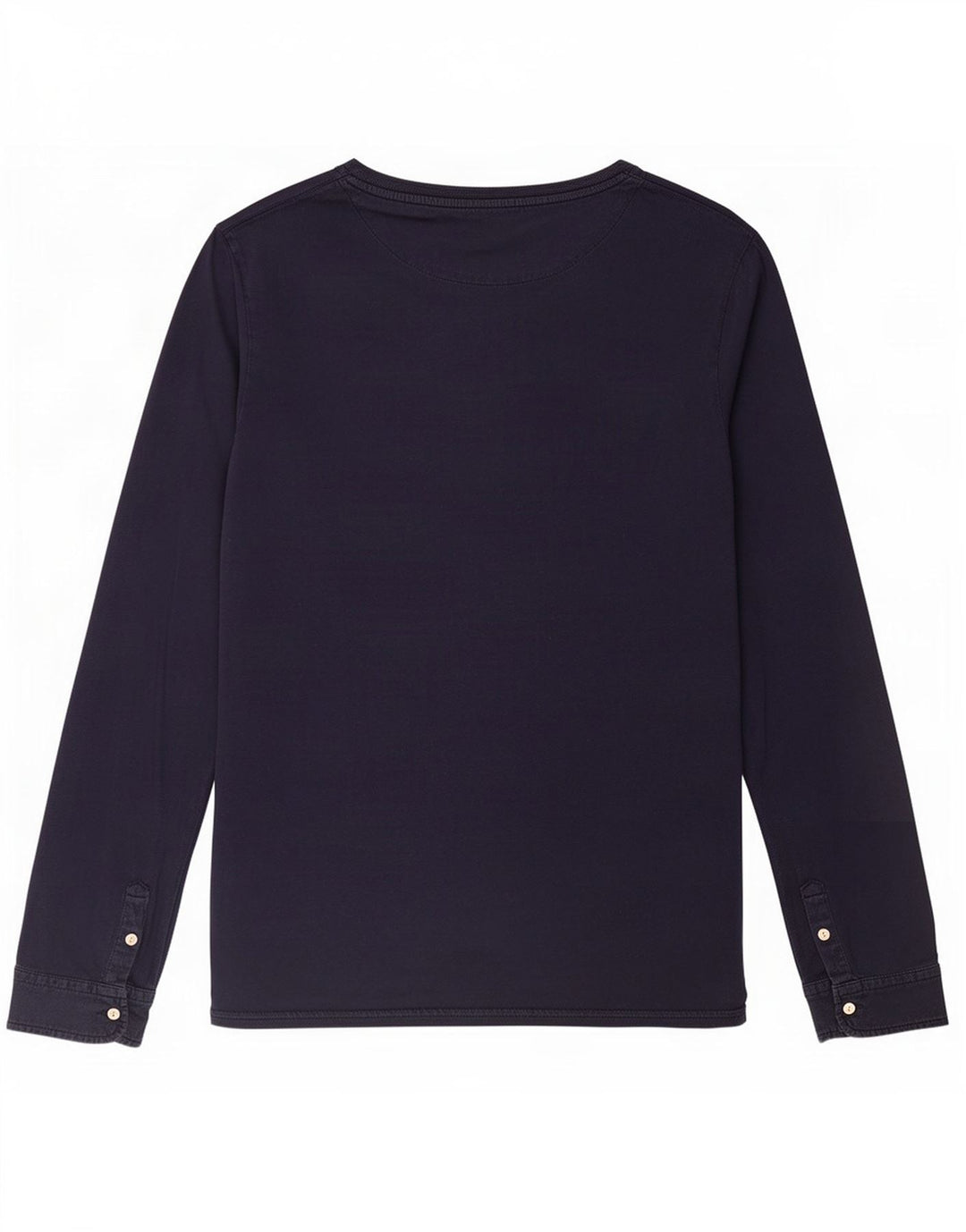 Top da uomo Scotch & Soda a maniche lunghe grande in cotone blu navy